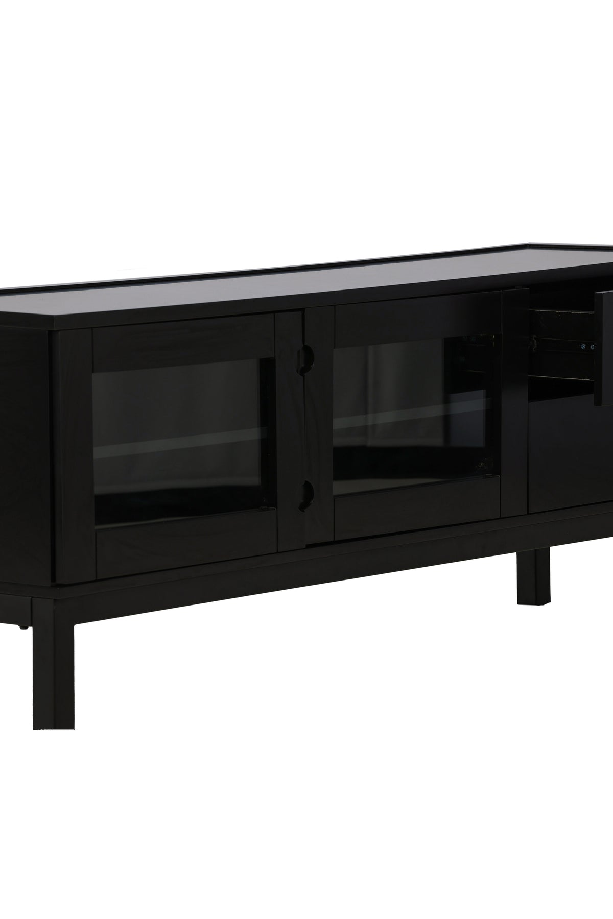Alcoa Kabinett in Schwarz präsentiert im Onlineshop von KAQTU Design AG. Regal Zubehör ist von Venture Home