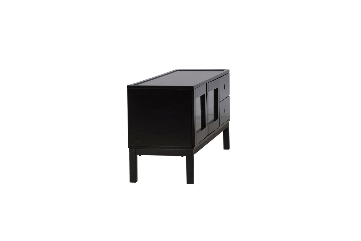 Alcoa Kabinett in Schwarz präsentiert im Onlineshop von KAQTU Design AG. Regal Zubehör ist von Venture Home