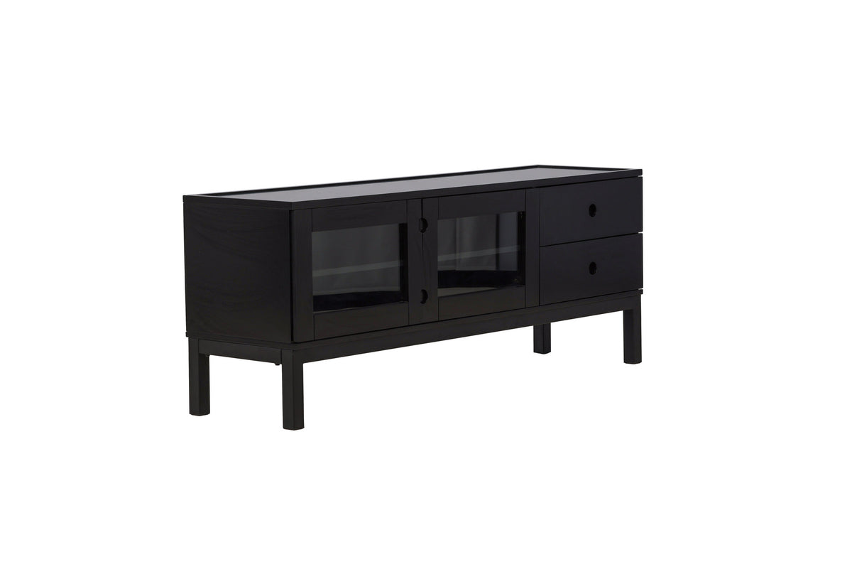 Alcoa Kabinett in Schwarz präsentiert im Onlineshop von KAQTU Design AG. Regal Zubehör ist von Venture Home
