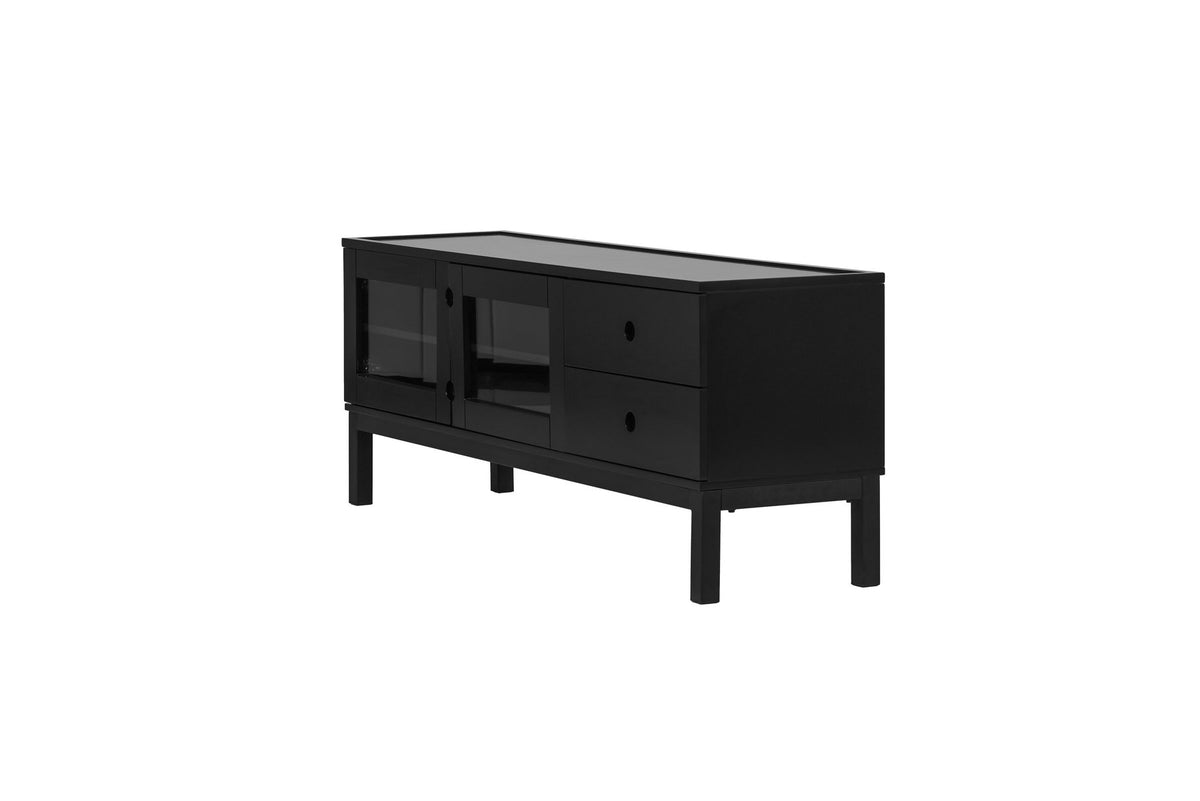 Alcoa Kabinett in Schwarz präsentiert im Onlineshop von KAQTU Design AG. Regal Zubehör ist von Venture Home