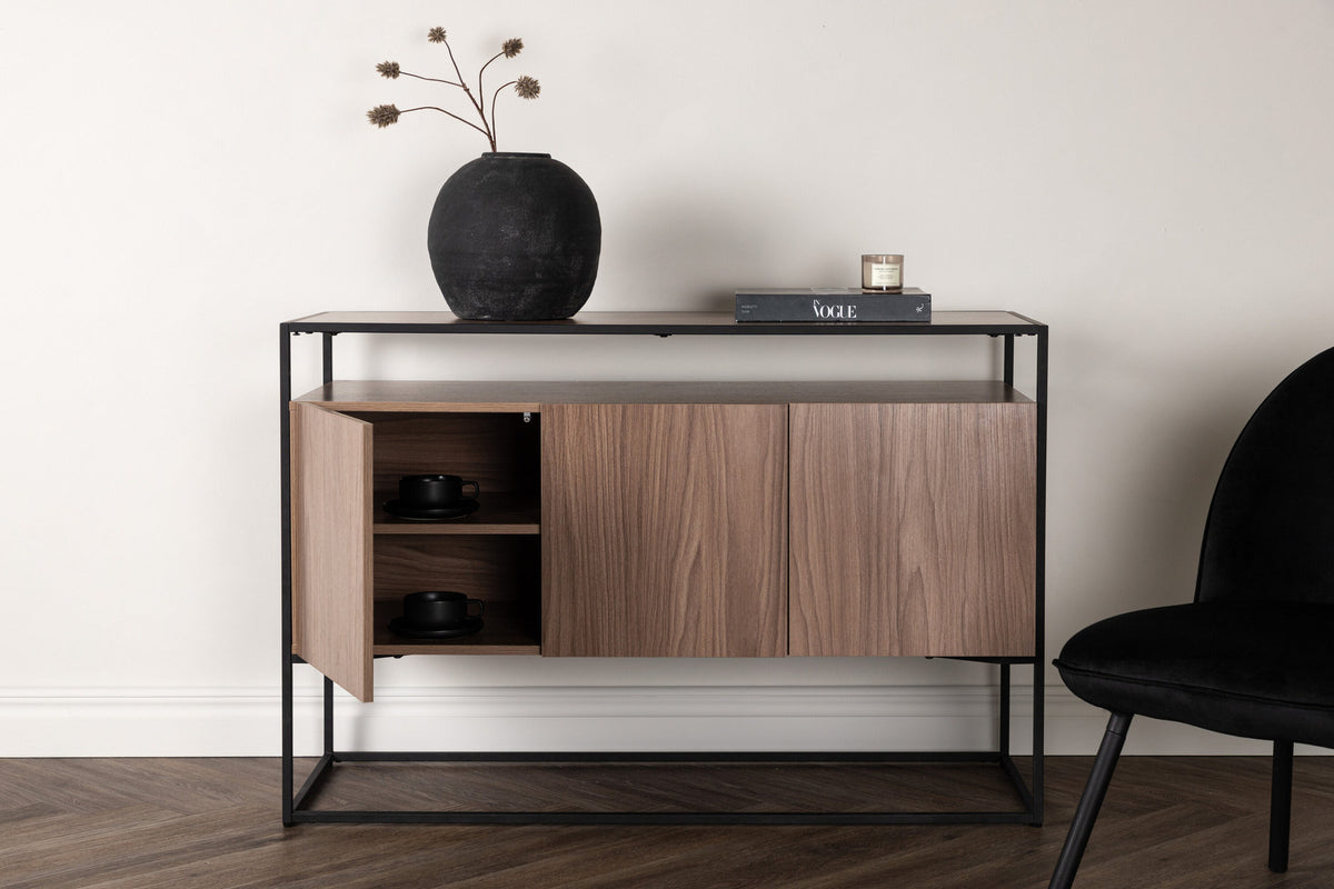 Kingsport Kabinett in Nussbaum präsentiert im Onlineshop von KAQTU Design AG. Cabinet ist von Venture Home