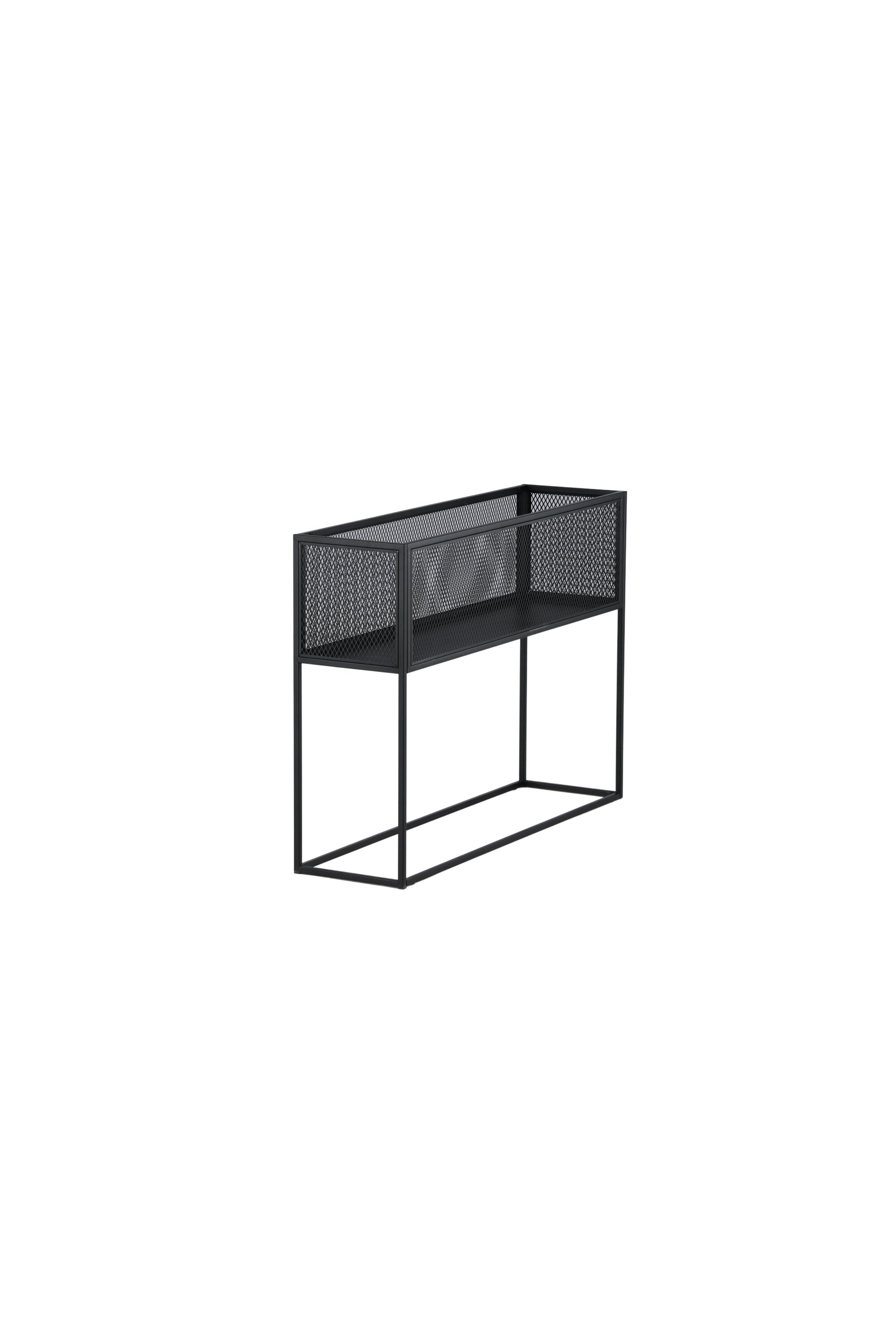 Netz Blumenregal in Schwarz präsentiert im Onlineshop von KAQTU Design AG. Standregal ist von Venture Home
