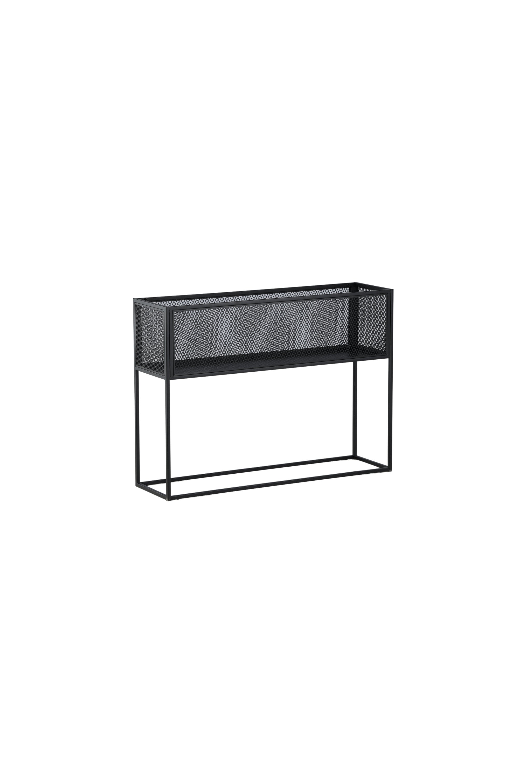 Netz Blumenregal in Schwarz präsentiert im Onlineshop von KAQTU Design AG. Standregal ist von Venture Home