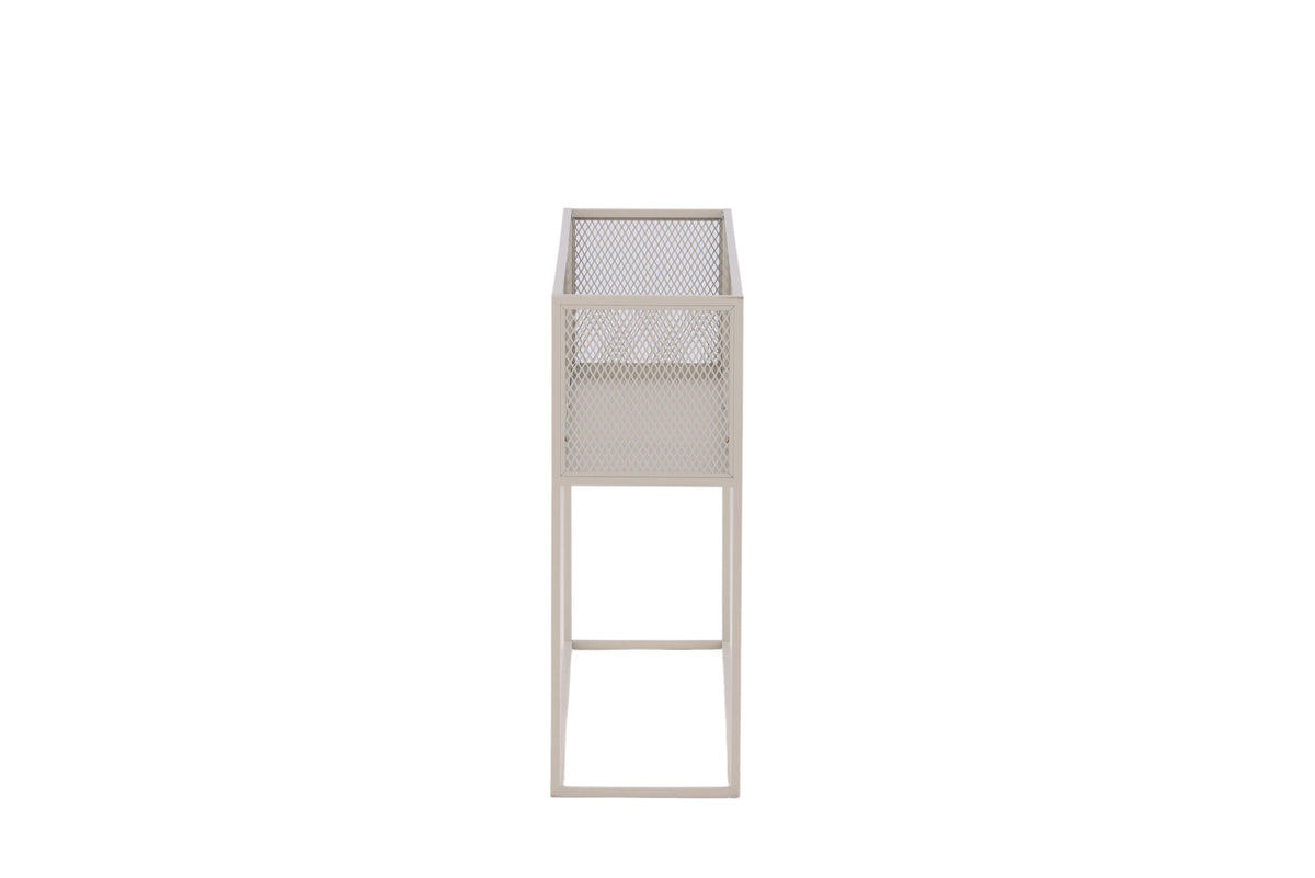 Netz Blumenregal in Beige präsentiert im Onlineshop von KAQTU Design AG. Standregal ist von Venture Home
