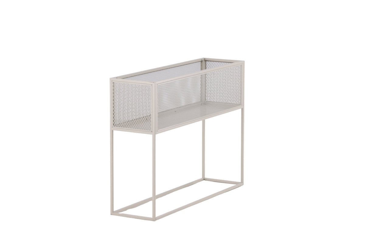 Netz Blumenregal in Beige präsentiert im Onlineshop von KAQTU Design AG. Standregal ist von Venture Home