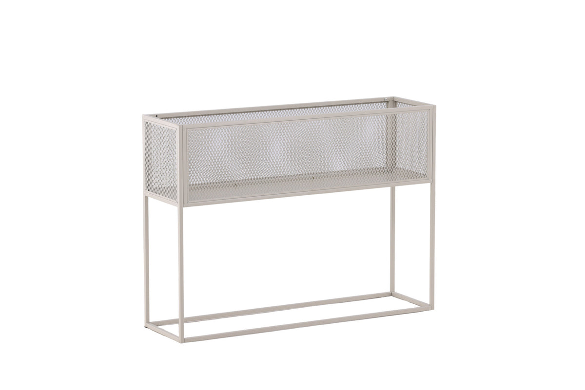 Netz Blumenregal in Beige präsentiert im Onlineshop von KAQTU Design AG. Standregal ist von Venture Home