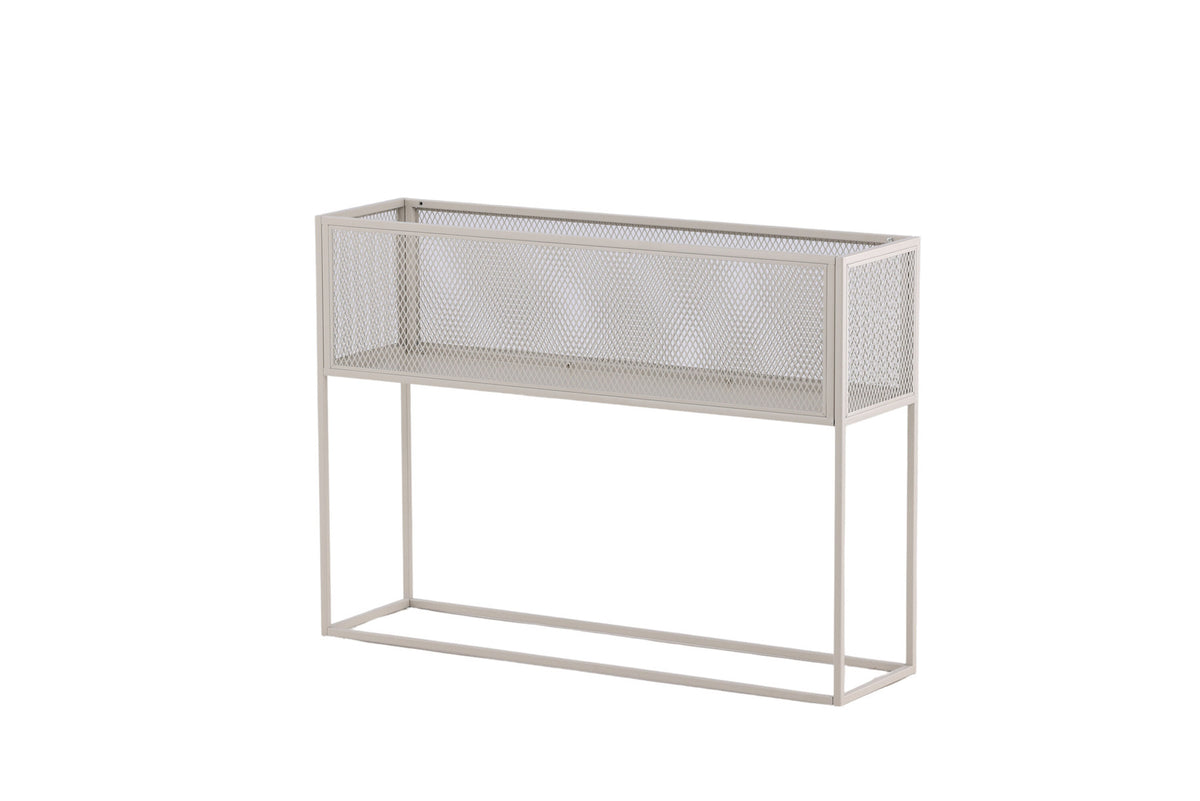Netz Blumenregal in Beige präsentiert im Onlineshop von KAQTU Design AG. Standregal ist von Venture Home