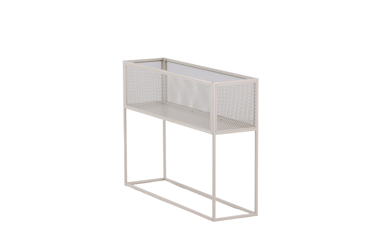 Netz Blumenregal in Beige präsentiert im Onlineshop von KAQTU Design AG. Standregal ist von Venture Home