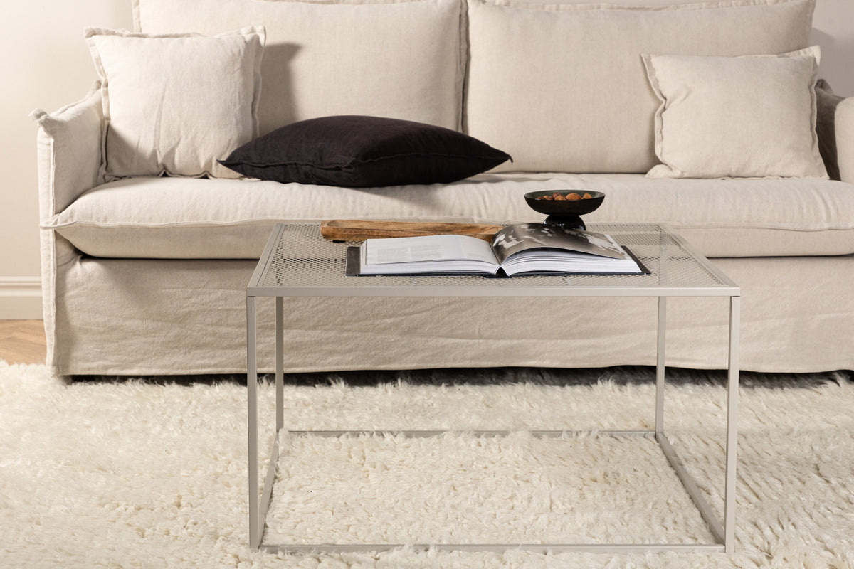Netz Coffee Tisch in Beige präsentiert im Onlineshop von KAQTU Design AG. Beistelltisch ist von Venture Home
