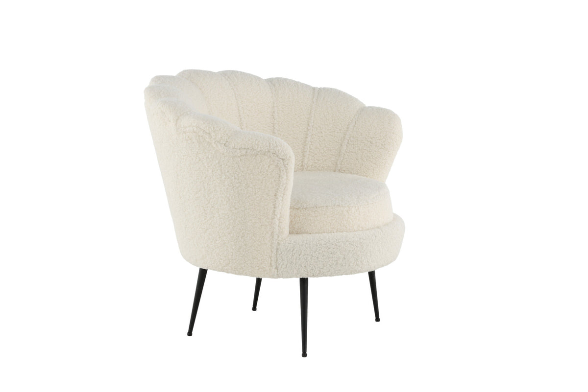 Calais Sessel in Weiss präsentiert im Onlineshop von KAQTU Design AG. Sessel mit Armlehnen ist von Venture Home