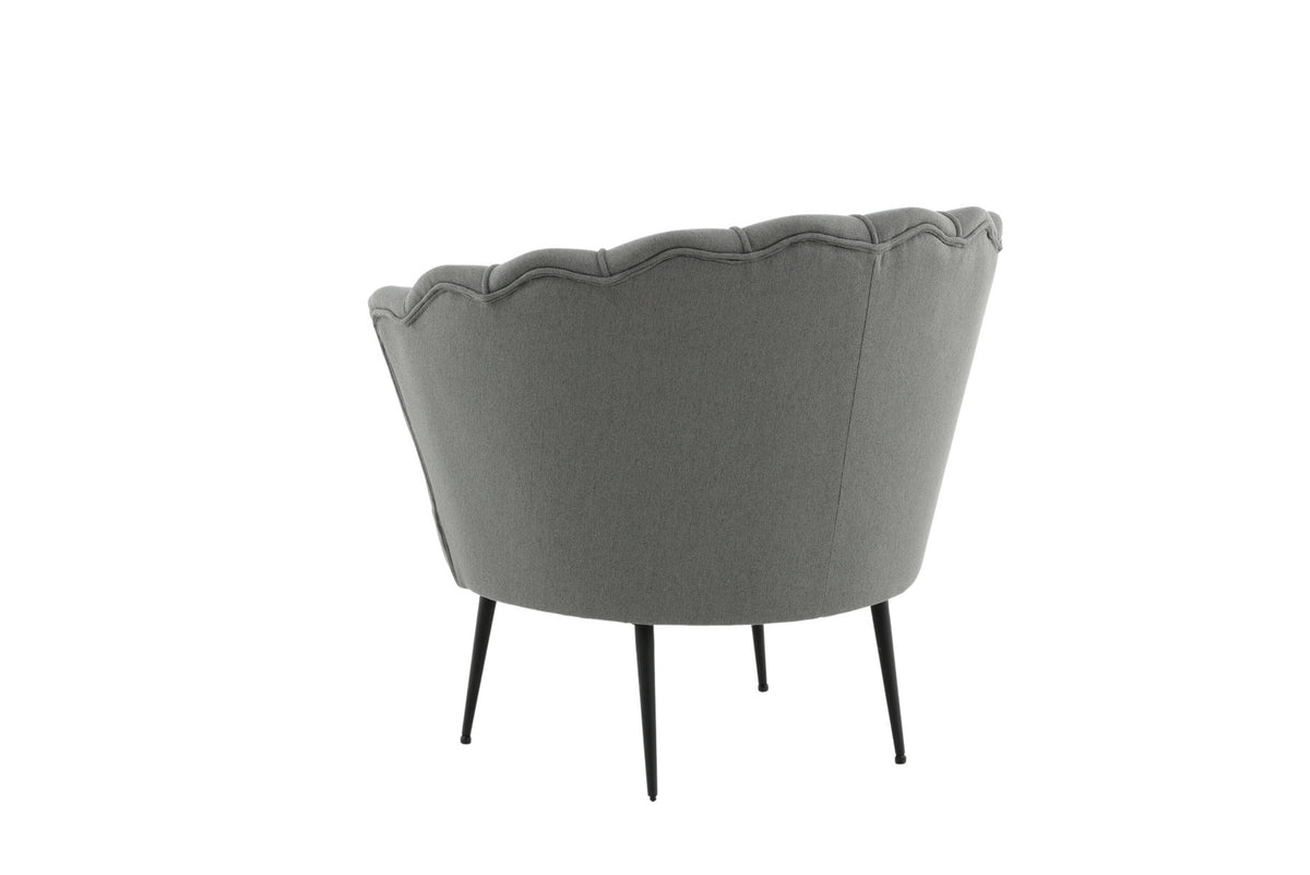Calais Sessel in Grau präsentiert im Onlineshop von KAQTU Design AG. Sessel mit Armlehnen ist von Venture Home