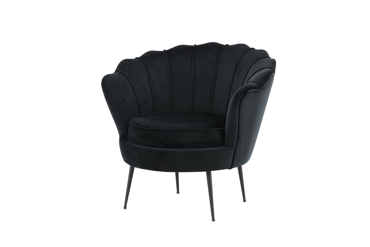 Calais Sessel in Schwarz präsentiert im Onlineshop von KAQTU Design AG. Sessel mit Armlehnen ist von Venture Home