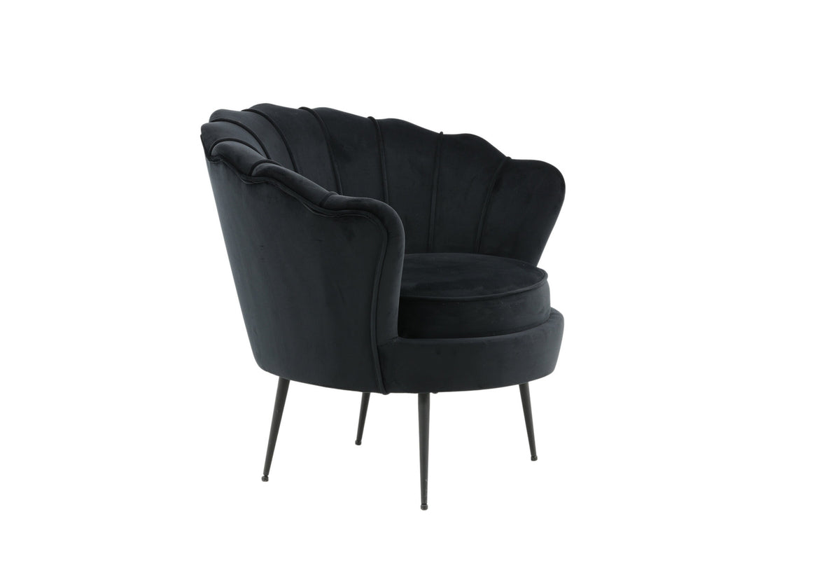 Calais Sessel in Schwarz präsentiert im Onlineshop von KAQTU Design AG. Sessel mit Armlehnen ist von Venture Home