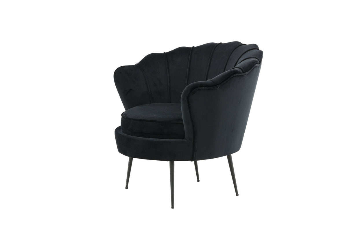 Calais Sessel in Schwarz präsentiert im Onlineshop von KAQTU Design AG. Sessel mit Armlehnen ist von Venture Home