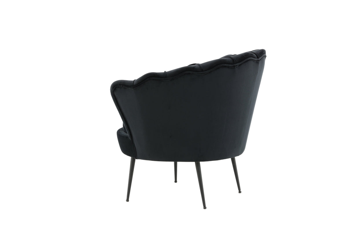 Calais Sessel in Schwarz präsentiert im Onlineshop von KAQTU Design AG. Sessel mit Armlehnen ist von Venture Home