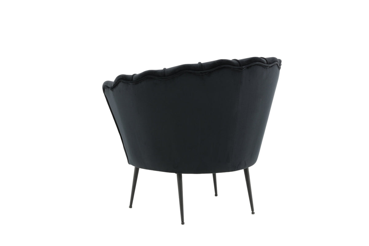 Calais Sessel in Schwarz präsentiert im Onlineshop von KAQTU Design AG. Sessel mit Armlehnen ist von Venture Home