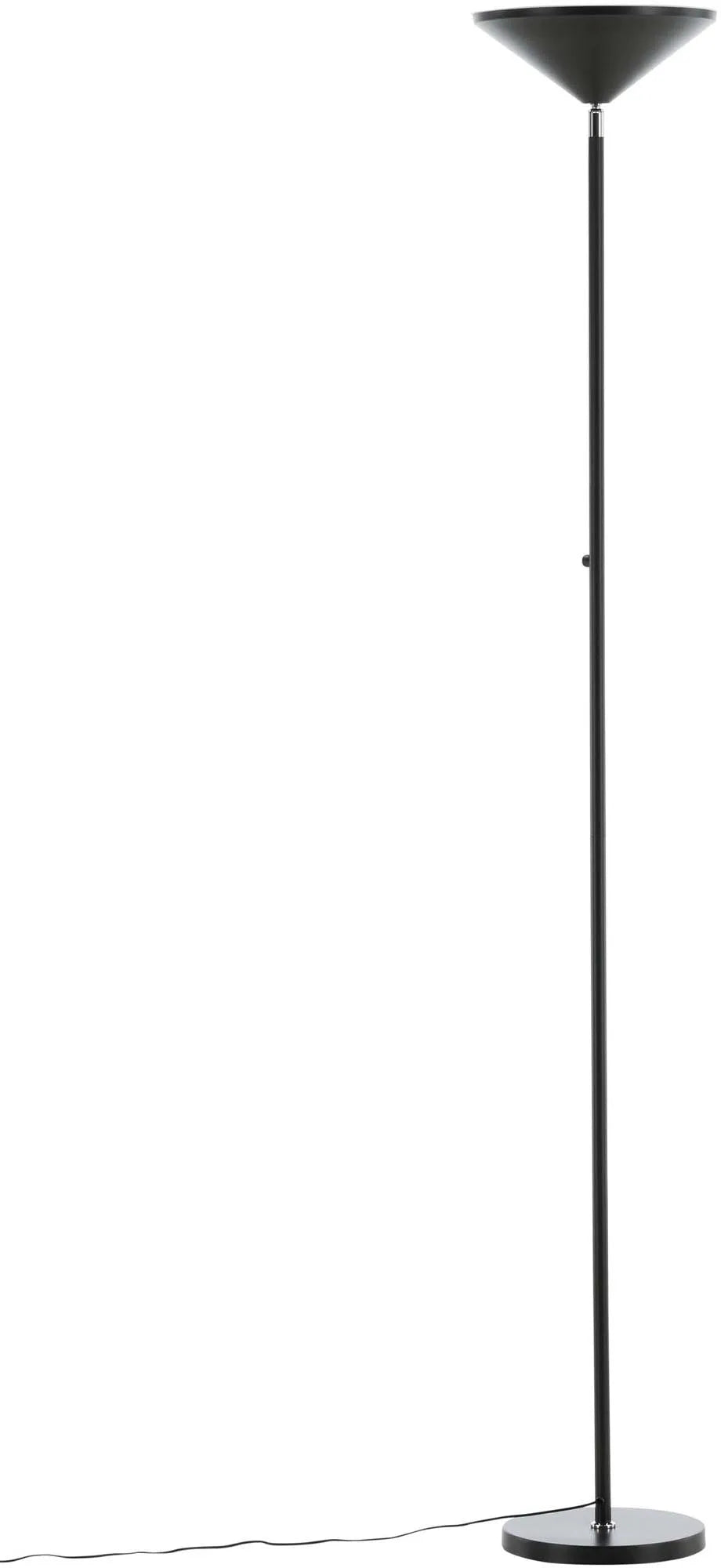 Elegante Corong Stehleuchte: Hochwertiger Stahl, matte Oberfläche, Touch-Bedienung, minimalistisches Design, vielseitig kombinierbar.