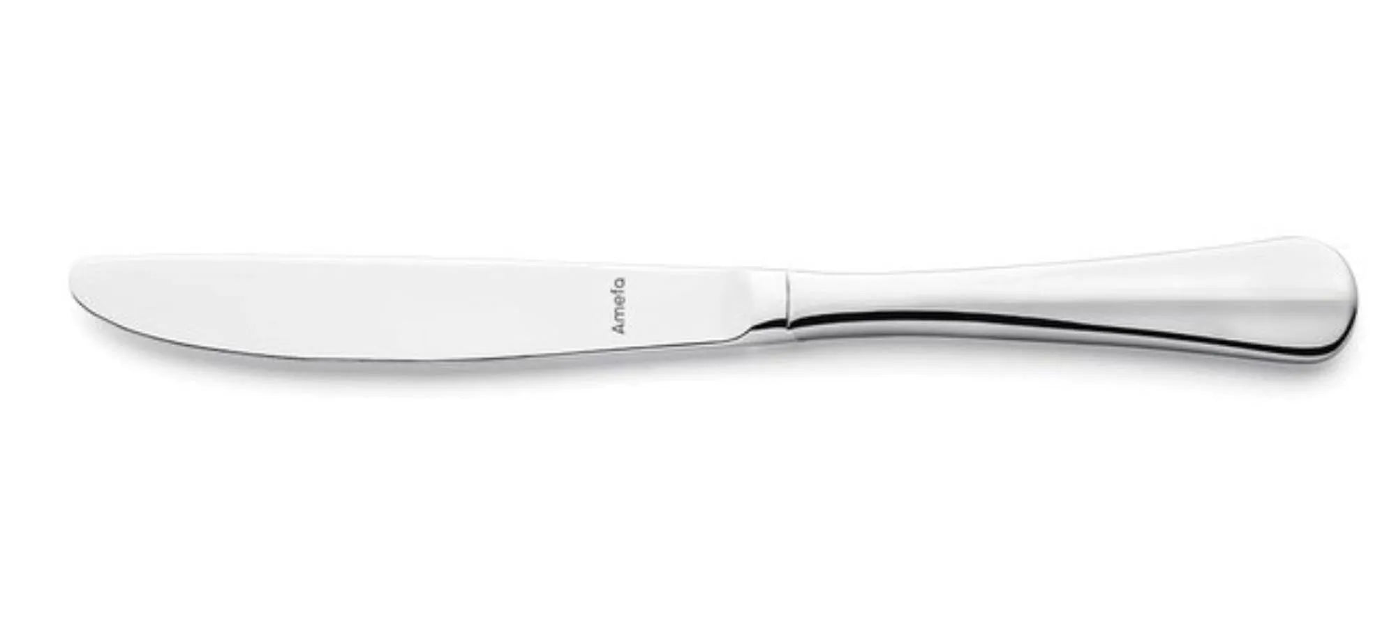 Elegantes Baguette Dessertmesser von Amefa: schneidfreudige Klinge, 18/10 Edelstahl, perfekte Balance, ideal für jeden Anlass.