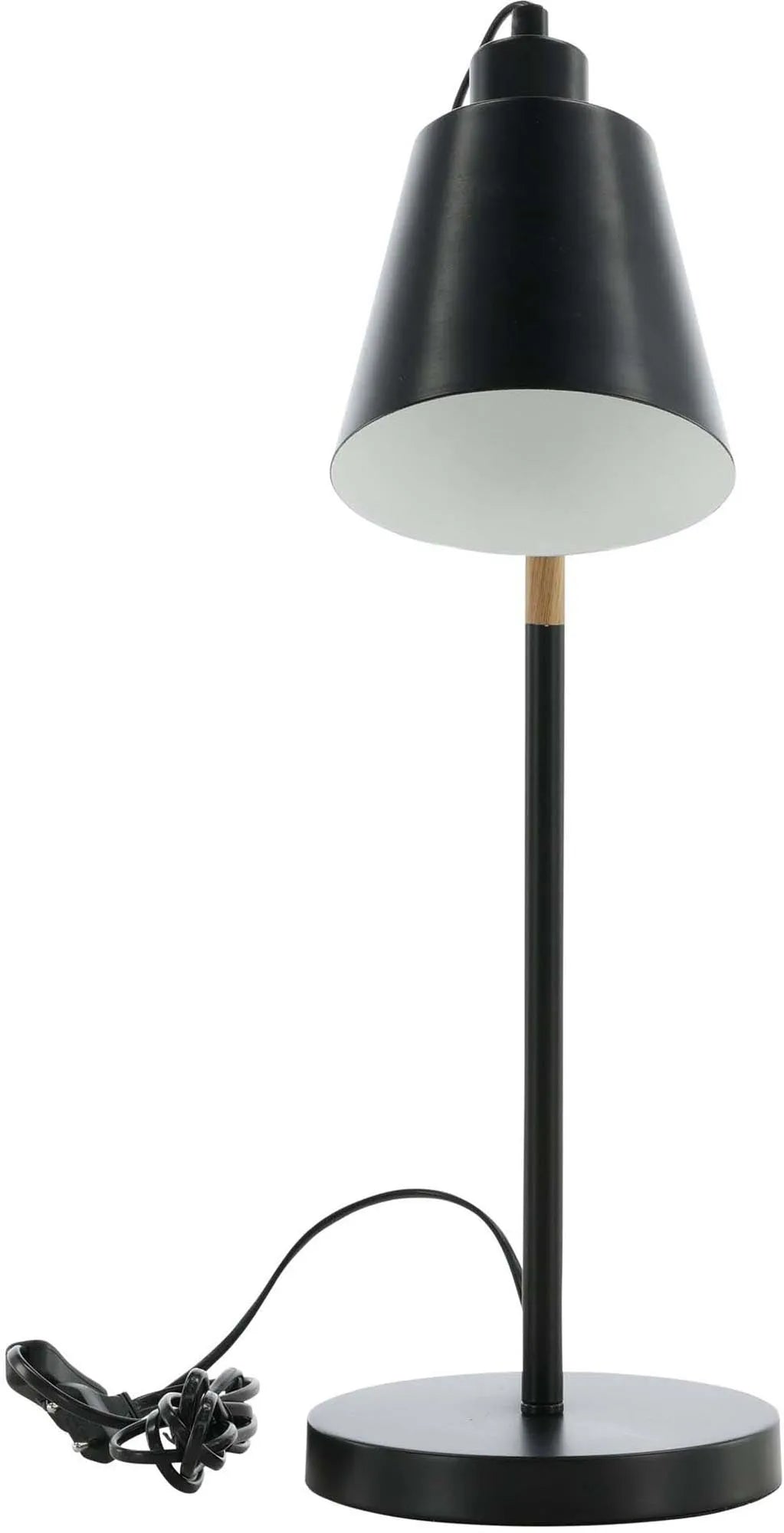 Scott Lighting: Moderne Tischlampe aus Stahl, vereint rustikalen Charme mit zeitgemäßer Eleganz. Ideal für Wohn- und Arbeitsräume.