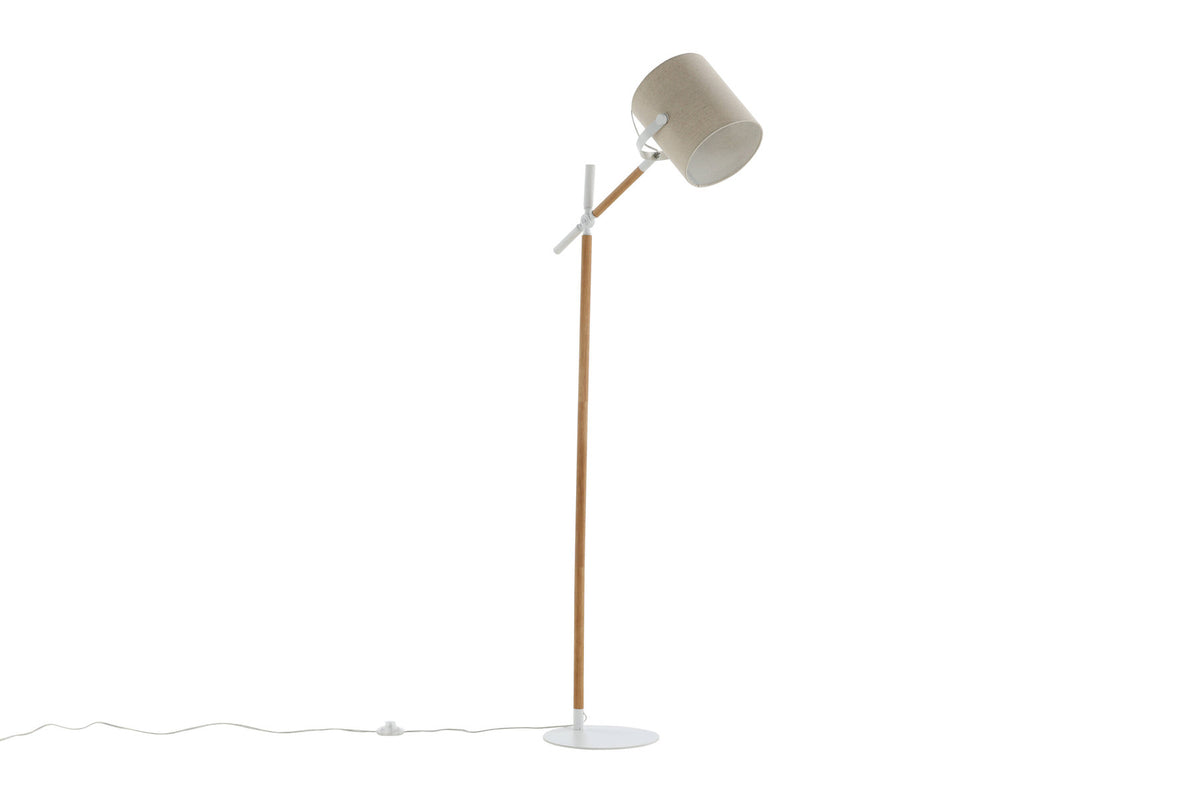 Dennis Stehleuchte in Weiss präsentiert im Onlineshop von KAQTU Design AG. Stehleuchte ist von Venture Home