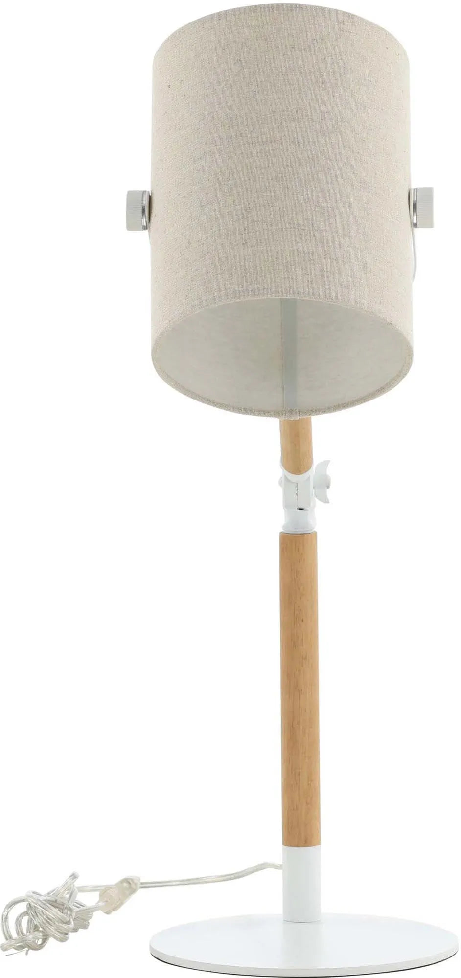 Stilvolle Dennis Tischleuchte von Venture Home in edlem Beige.