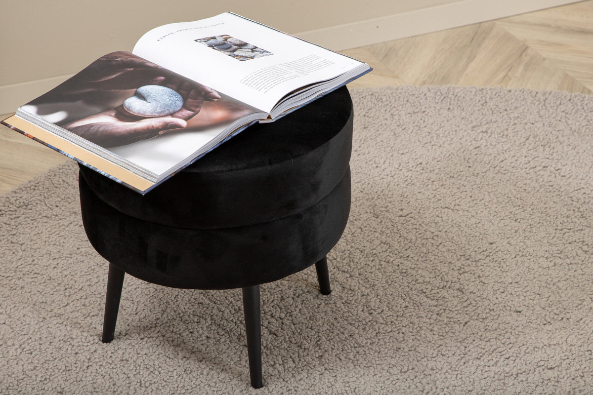 Teddy Teppich in Grau präsentiert im Onlineshop von KAQTU Design AG. Teppich ist von Venture Home