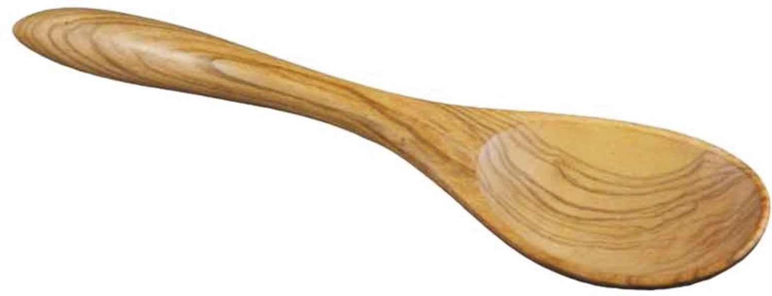 Cucchiaio grande terreno di legno di oliva 33 cm