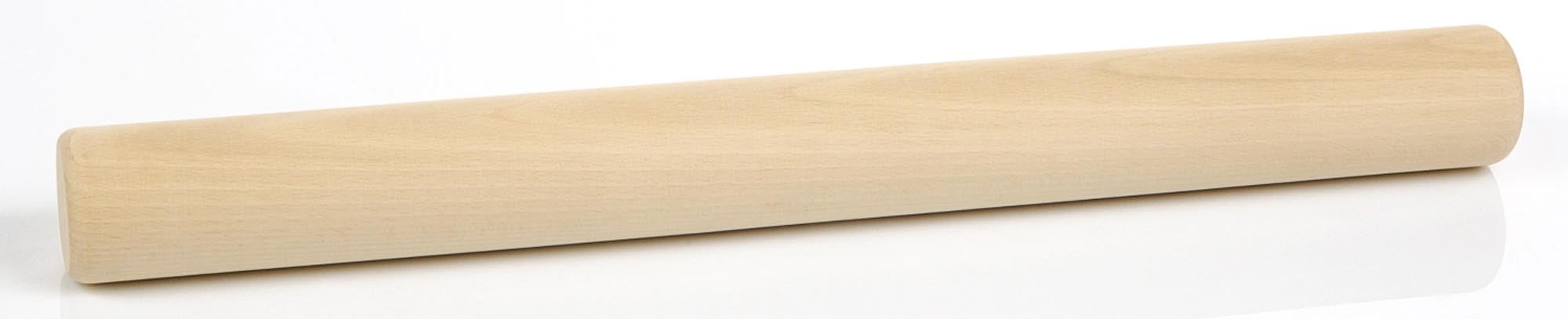 Elegantes Wallholz aus robustem Buchenholz, 50x5 cm, ideal für Teig. Perfekt für Backliebhaber und Küchenästhetik.