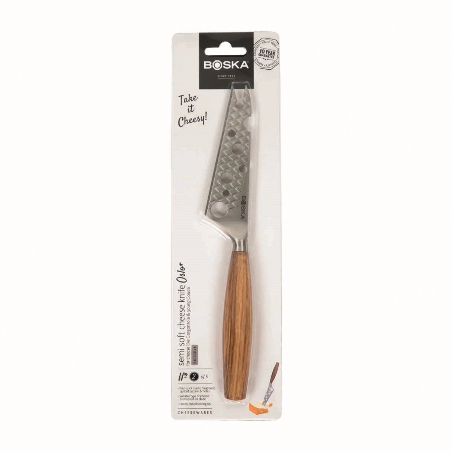 Käsemesser für Halbweichen Käse Oslo+ Nr. 2  L:235xB:35xH:15