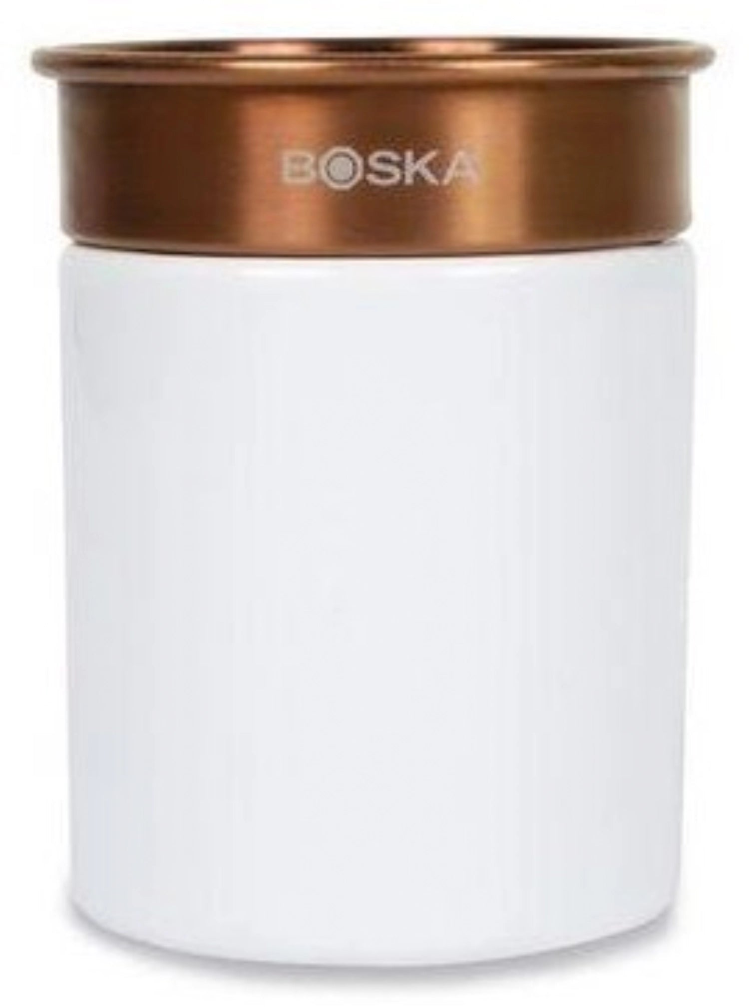 Choco Flaker weiss Keramik Edelstahl 210x117x78mm - KAQTU Design