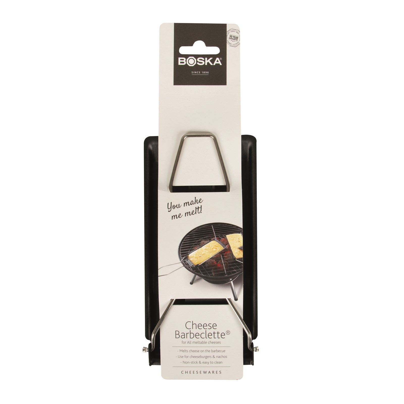 Cheese barbeclette® black gem. Plastic steel 270x90x10