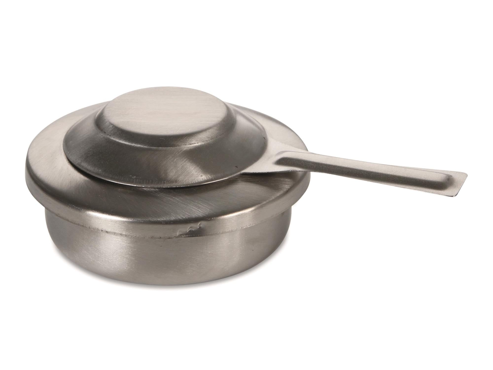 Fonduebrenner pour Brennprit et Paste en acier inoxydable 175x125x48mm