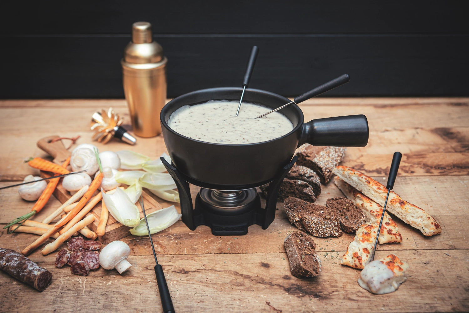 Fondue-Set Nero, 1.3L