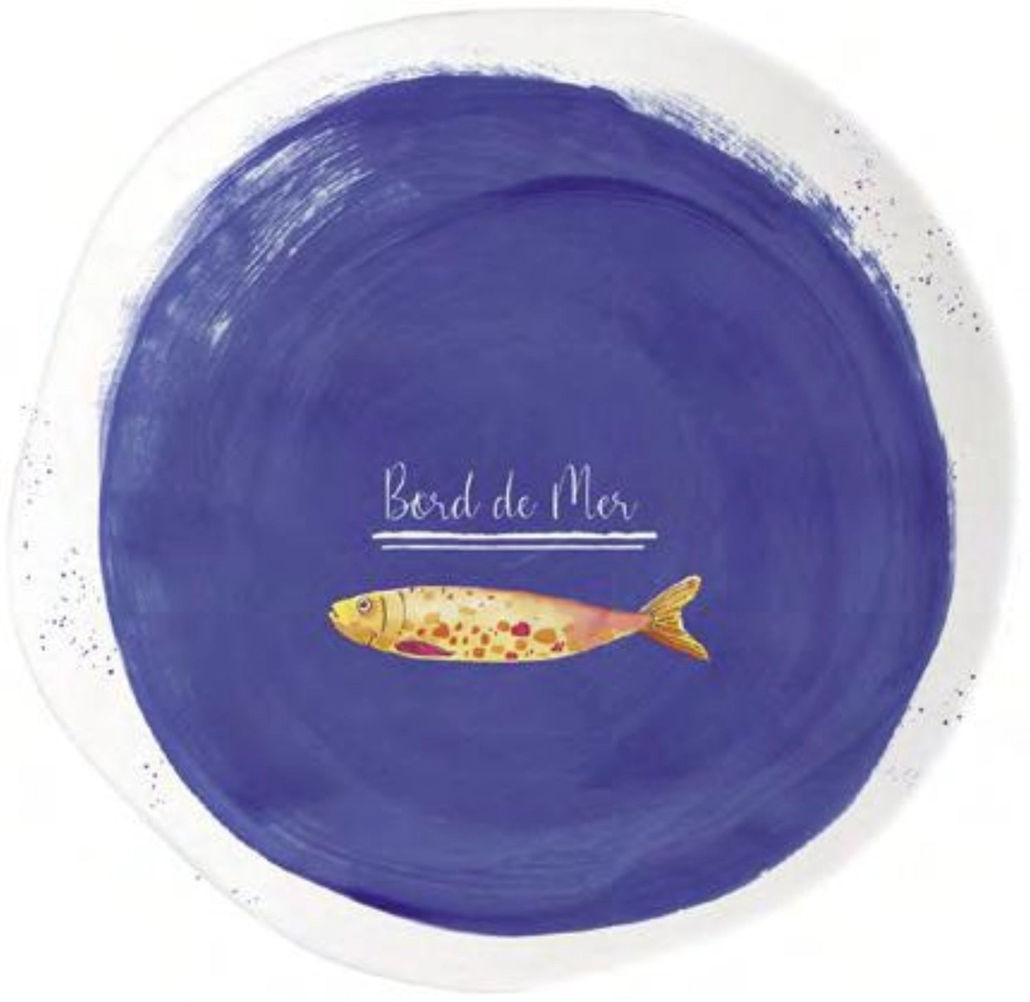 Bord de Mer Dessertteller blau, D21 - KAQTU Design