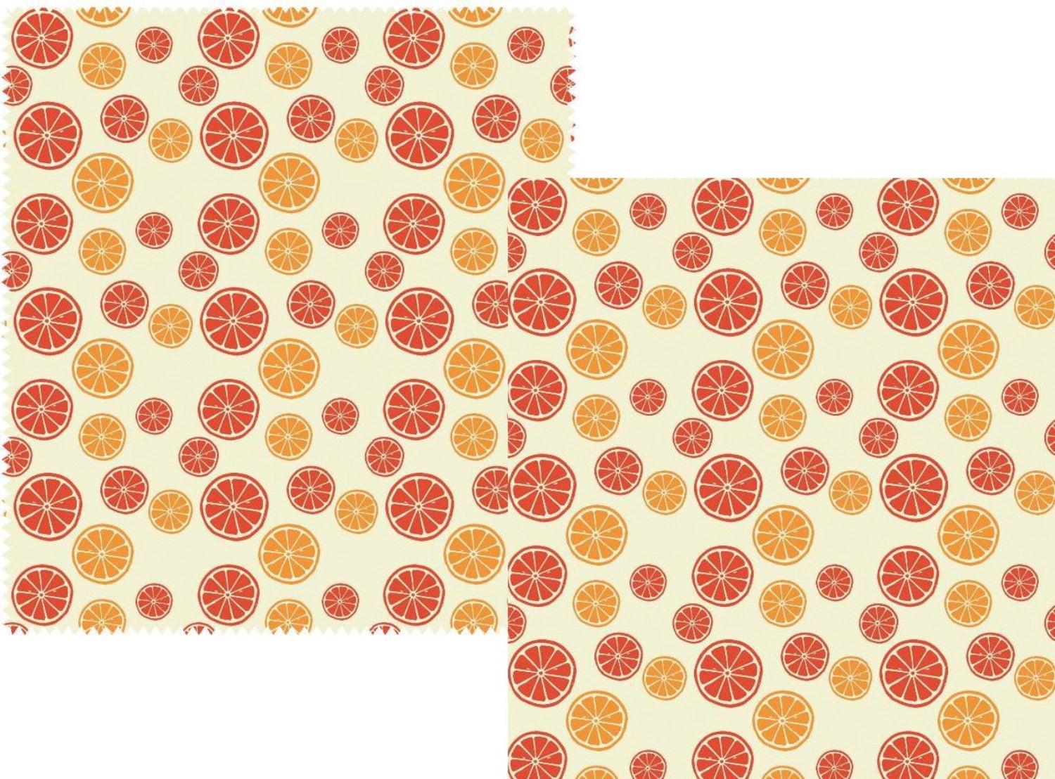 2er Set Bienenwachstuch Citrus 16x16cm in Mehrfarbig präsentiert im Onlineshop von KAQTU Design AG. Küchenhelfer ist von Nuts Innovations