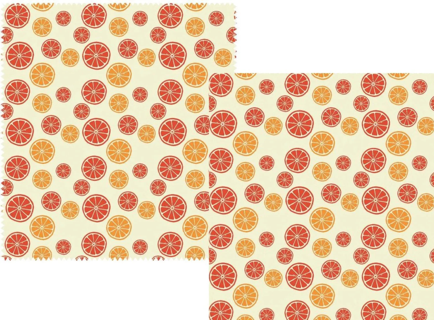 2er Set Bienenwachstuch Citrus 16x16cm in Mehrfarbig präsentiert im Onlineshop von KAQTU Design AG. Küchenhelfer ist von Nuts Innovations