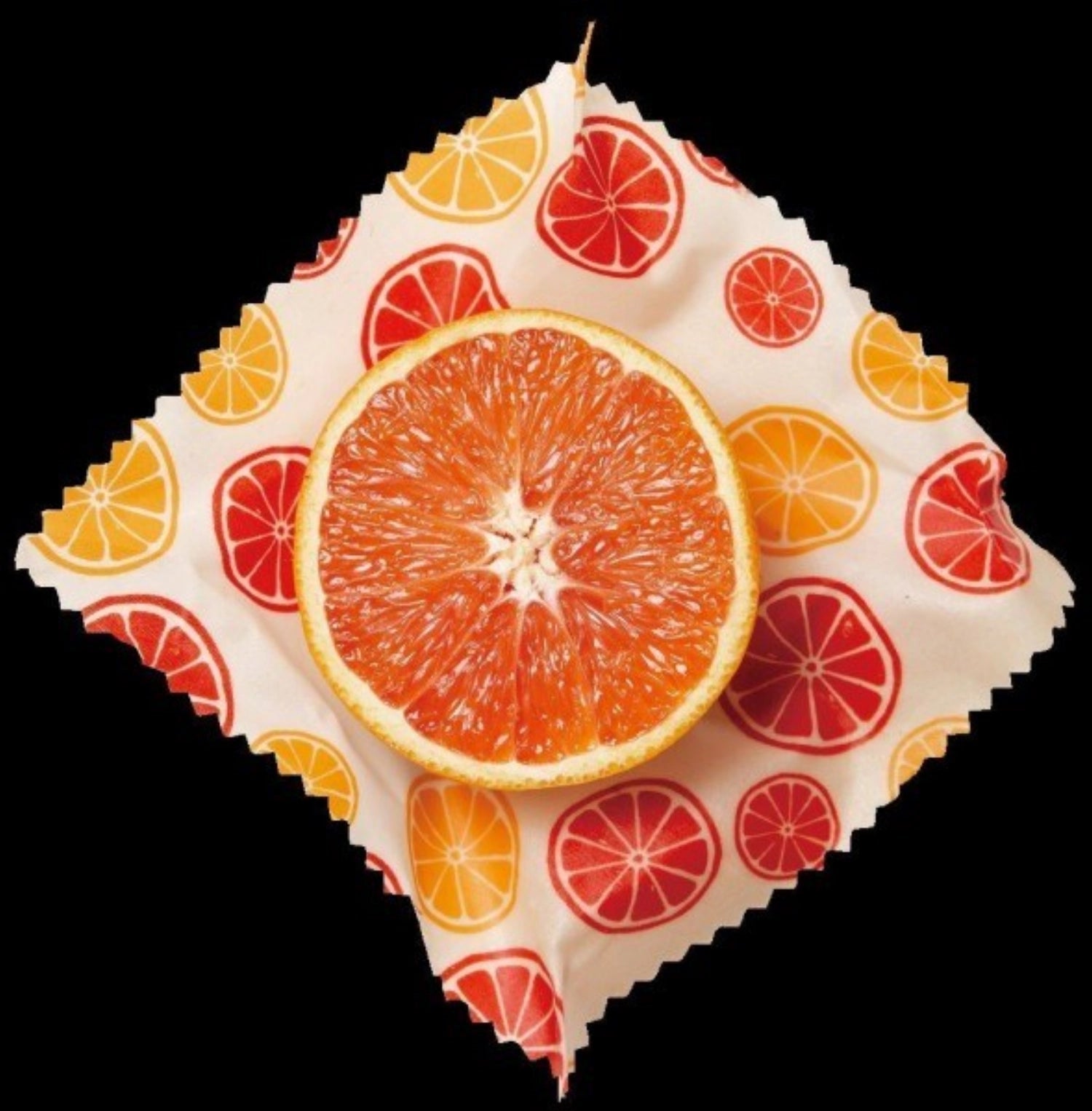 2er Set Bienenwachstücher Citrus (16x16cm) von Nuts Innovations – nachhaltig, wiederverwendbar, ideal für umweltbewusste Haushalte.