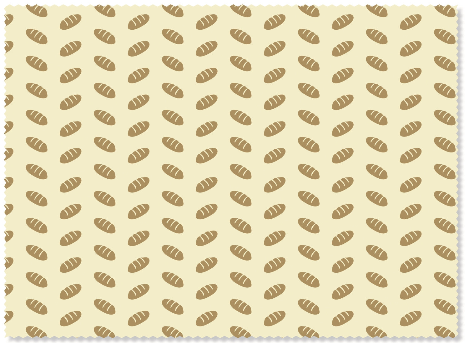 Bienenwachstuch Brot 43x58cm in Mehrfarbig präsentiert im Onlineshop von KAQTU Design AG. Küchenhelfer ist von Nuts Innovations