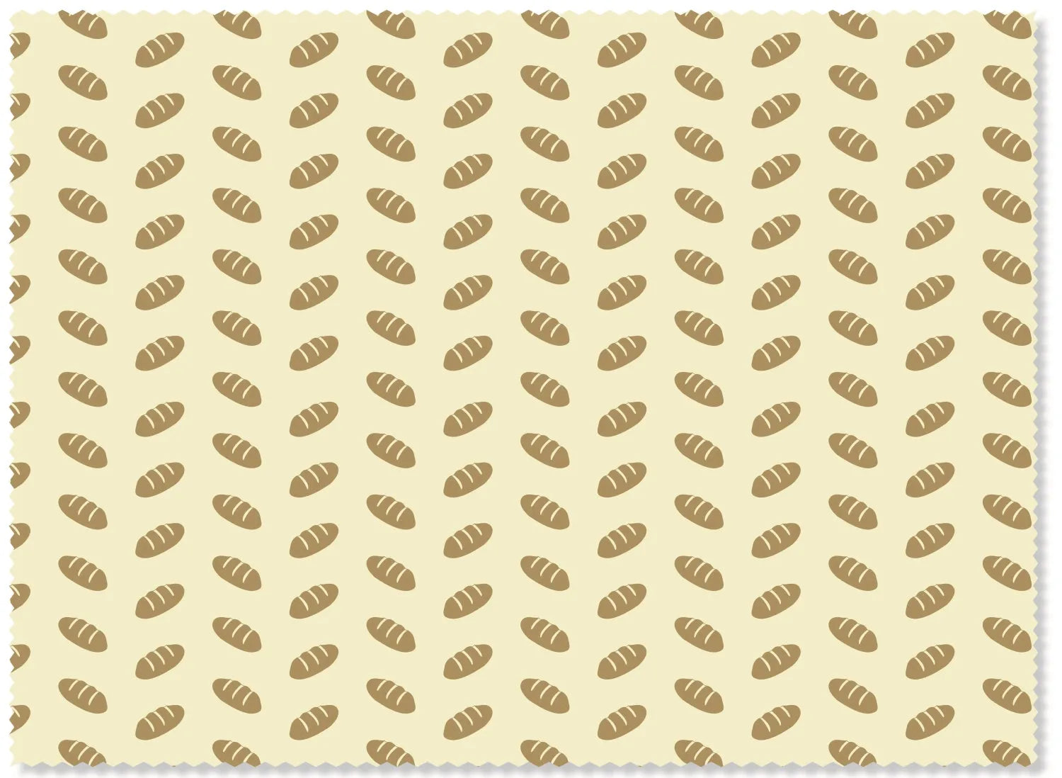 Bienenwachstuch Brot 43x58cm in Mehrfarbig präsentiert im Onlineshop von KAQTU Design AG. Küchenhelfer ist von Nuts Innovations