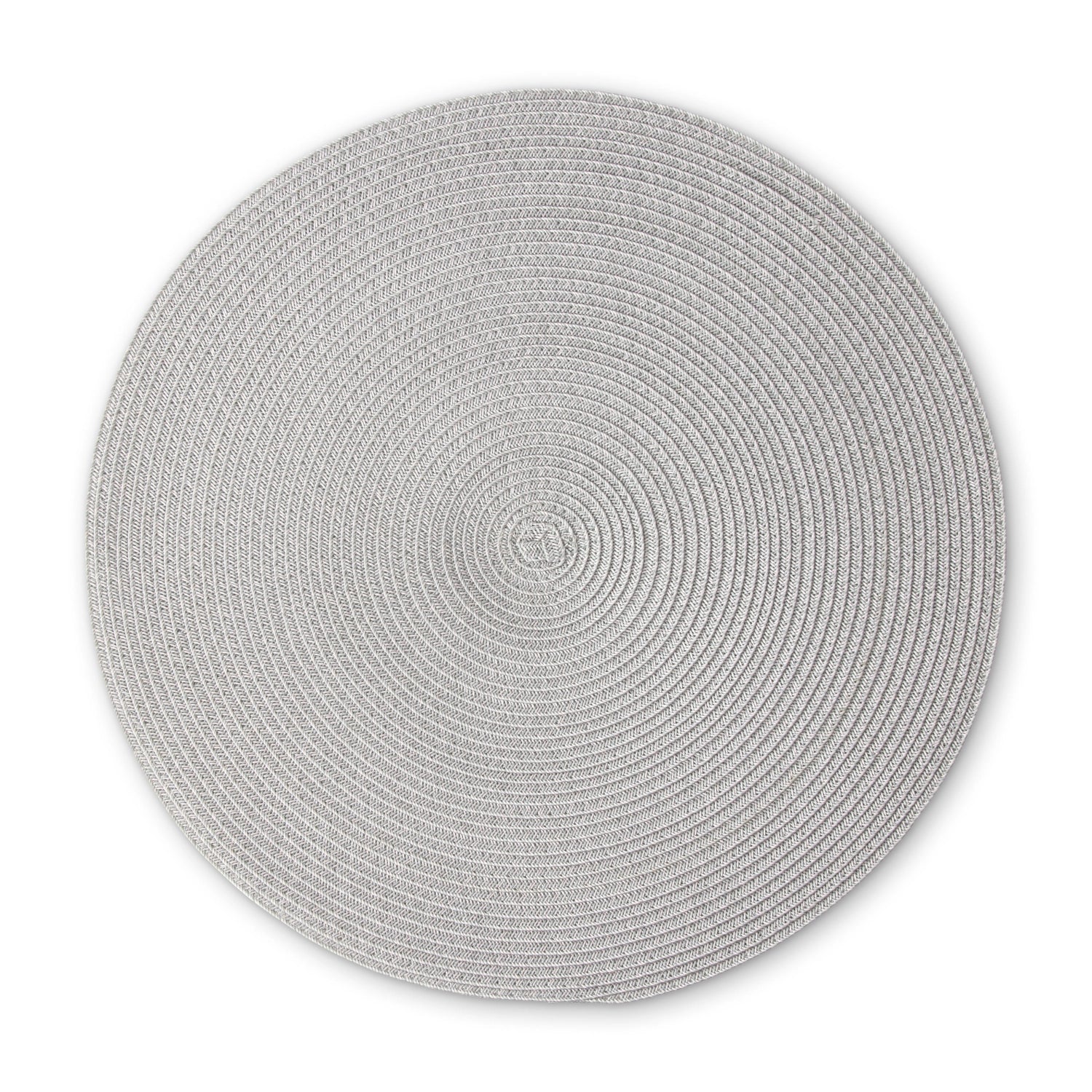 Tischset rund, hellgrau, 38 cm - KAQTU Design