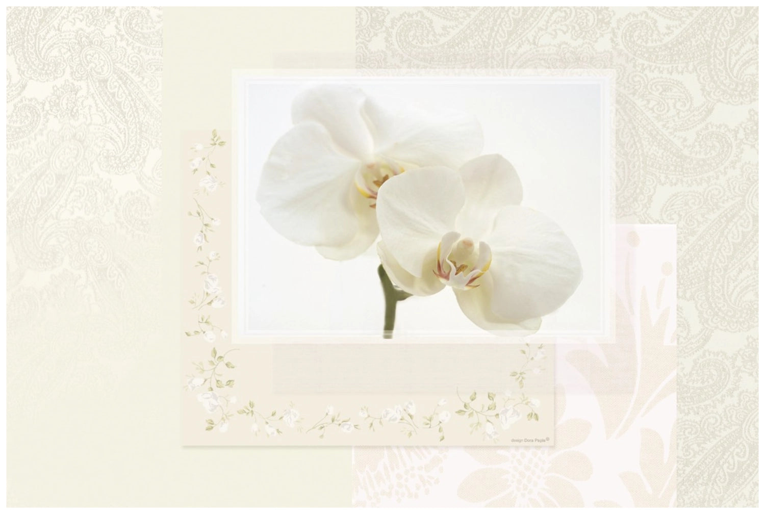 Chachemire White Tischset, 45x30cm