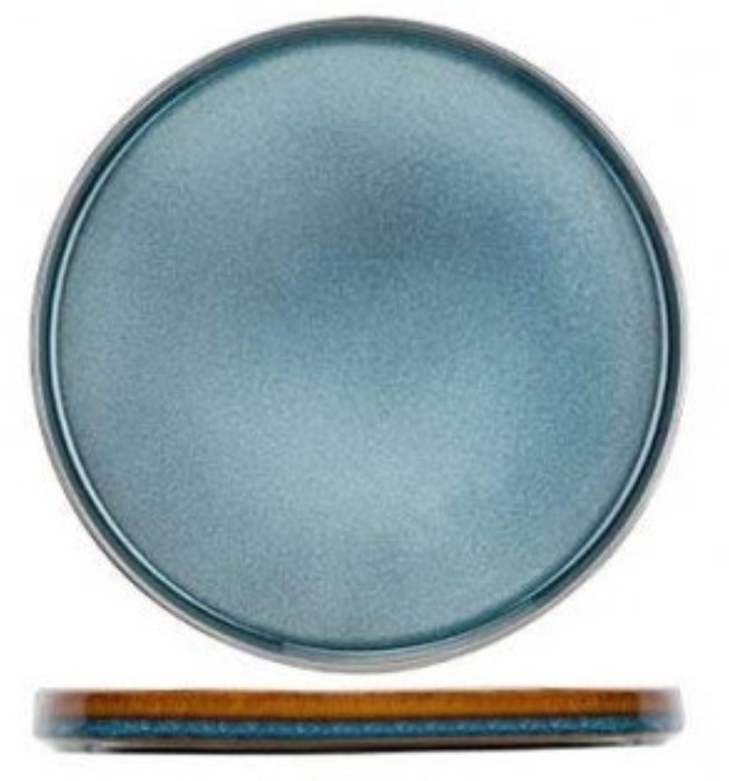 Quintana blue Brotteller, Ø14cm in Blau präsentiert im Onlineshop von KAQTU Design AG. Teller ist von Cosy & Trendy