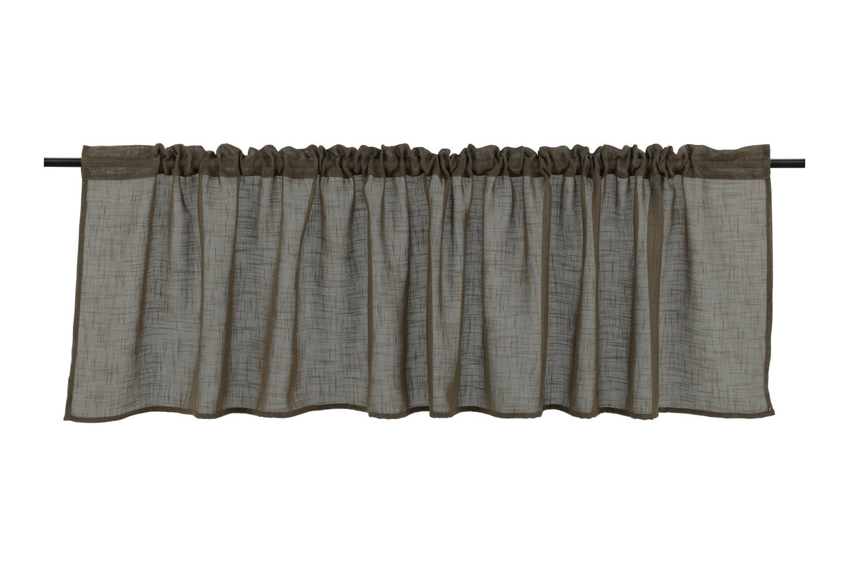 Kaya Vorhang Pelmet 2er Pack in Braun präsentiert im Onlineshop von KAQTU Design AG. Vorhang ist von Venture Home