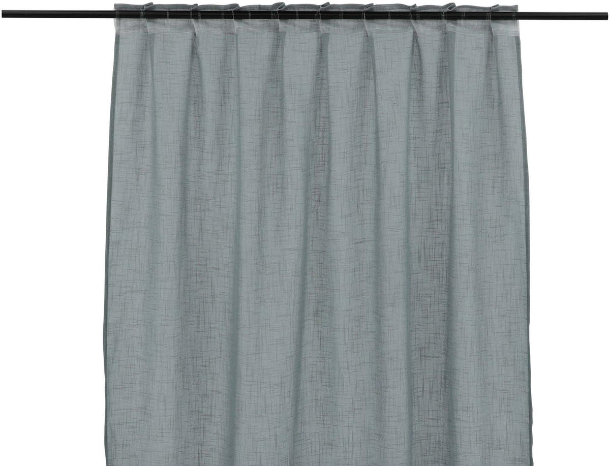 Kaya Vorhang Multi band 2er Pack in Grau präsentiert im Onlineshop von KAQTU Design AG. Vorhang ist von Venture Home
