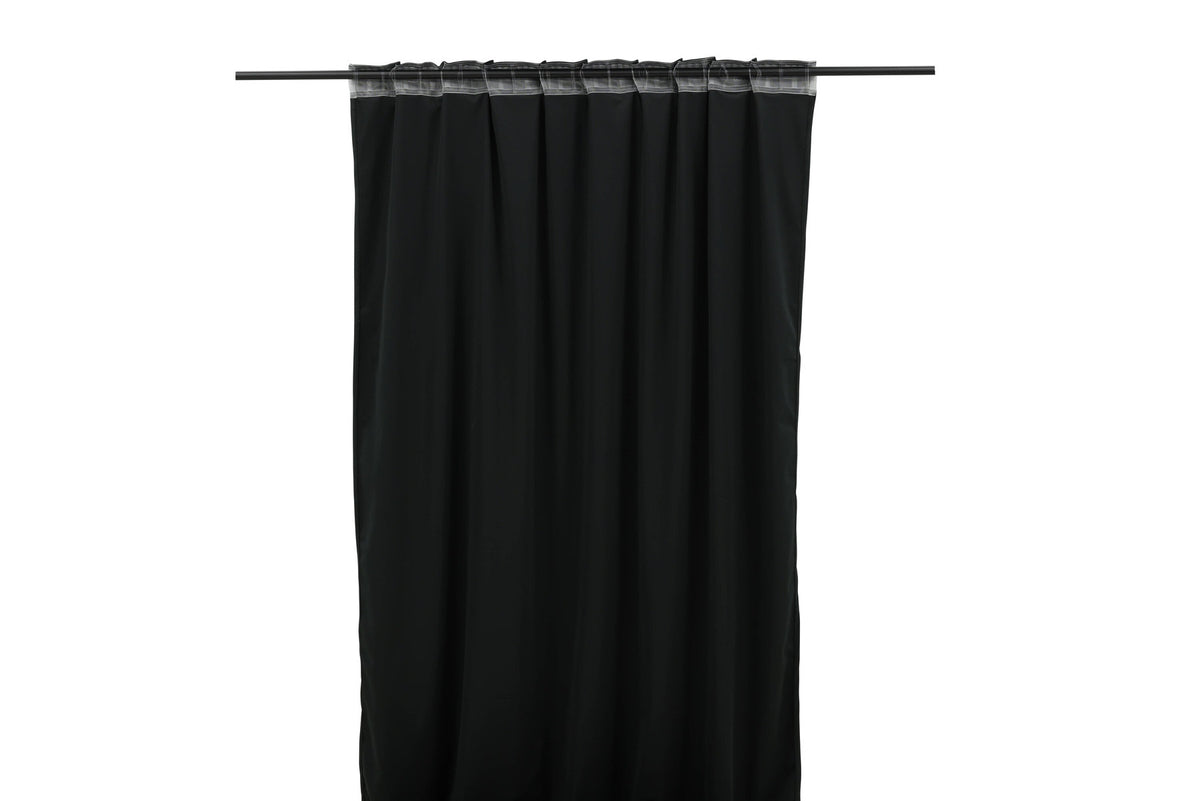 Mary Vorhang 2er Pack in Schwarz präsentiert im Onlineshop von KAQTU Design AG. Vorhang ist von Venture Home