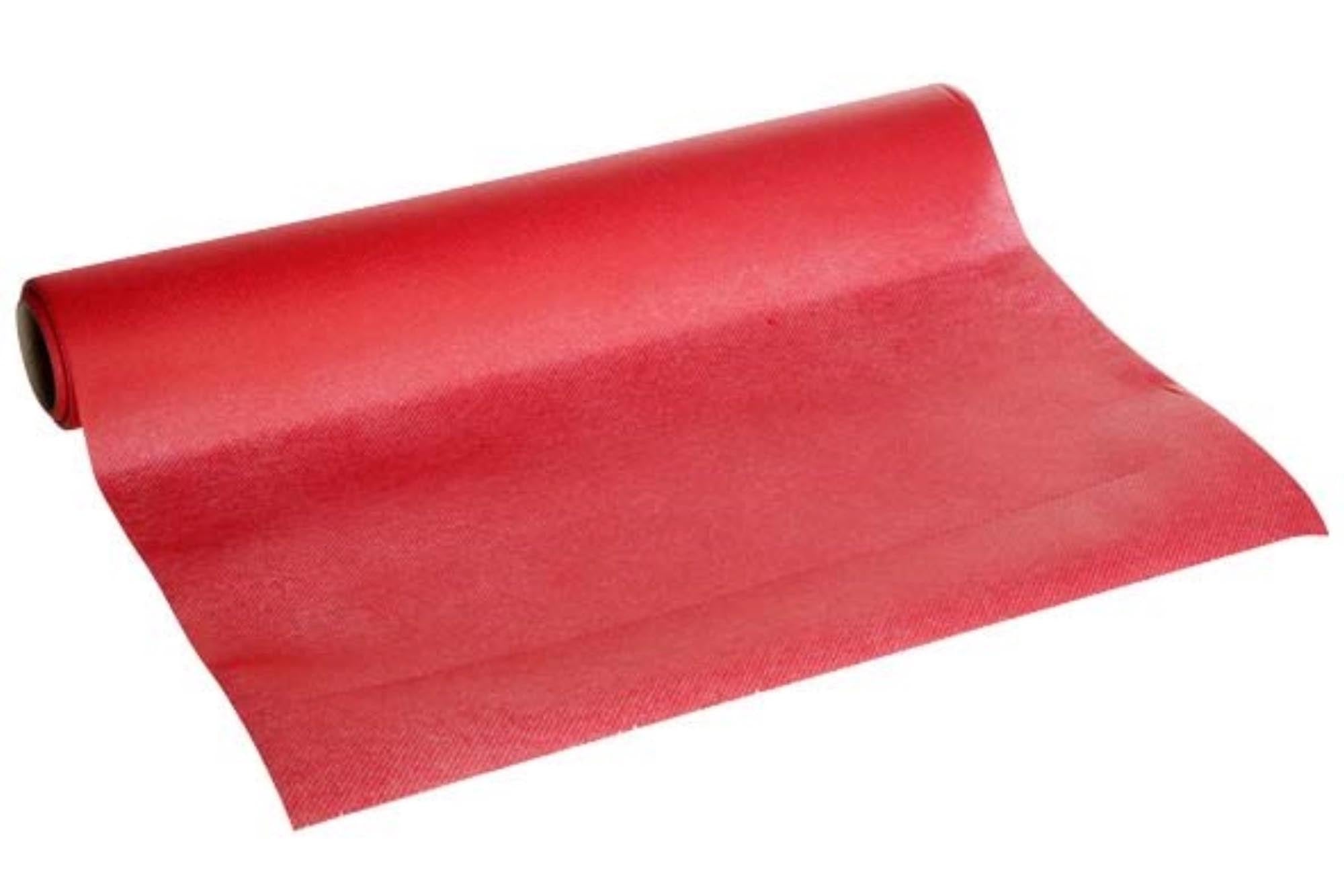 Table Runner Red, papier, 0,4 x 4,8 m
