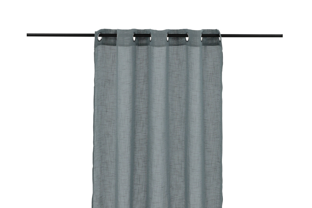 Kaya Vorhang Eyelet 2er Pack in Hellgrau präsentiert im Onlineshop von KAQTU Design AG. Vorhang ist von Venture Home