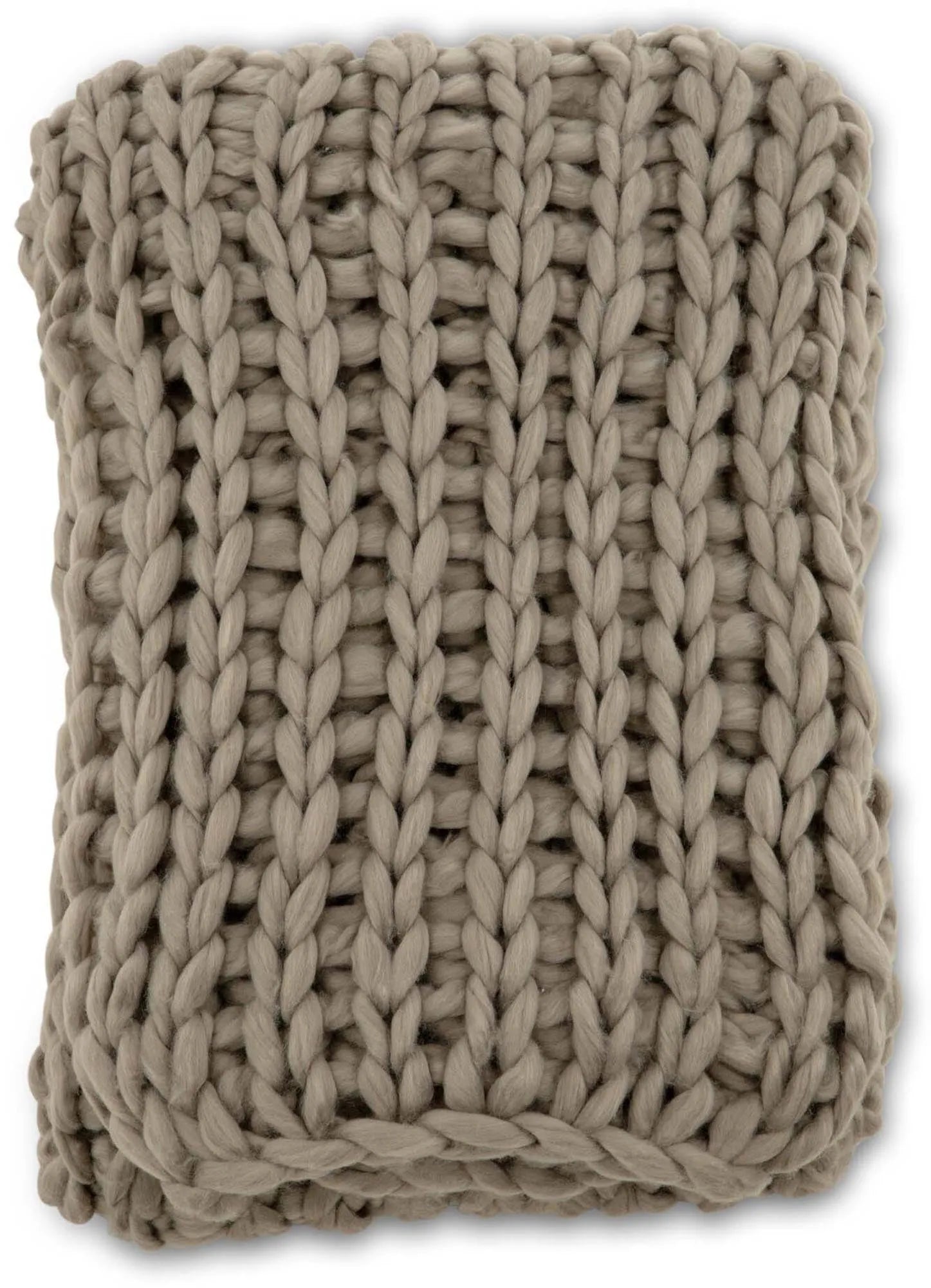 Elegante Kate Throw von Venture Home in stilvollem Beige-Ton.