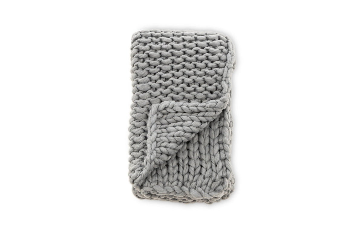 Kate Throw in Hellgrau präsentiert im Onlineshop von KAQTU Design AG. Wolldecke ist von Venture Home
