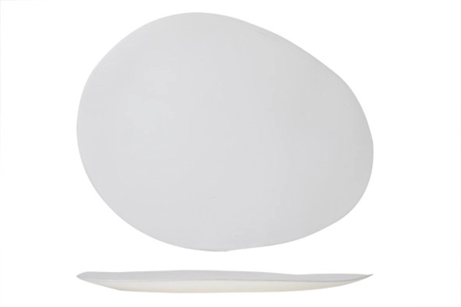 Plate Palissandro bianco, 42x33 cm, H: 2 cm